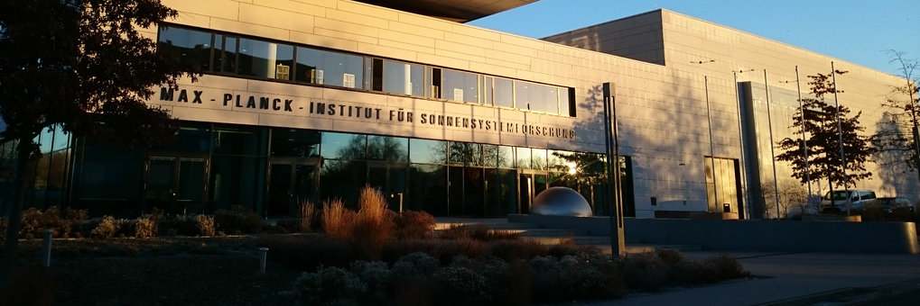 Max Planck Institute for Solar System Research, Goettingen, Germany. Aerial view of new building. Hosting research departments on planetary science, solar physics, solar and stellar interiors.