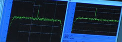 Rosetta's signal on the monitors of ESA's European Space Operations Center in Darmstadt.